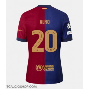 Barcelona Dani Olmo #20 Prima Maglia 2024-25 Manica Corta